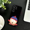 M-South P-Park Cartoon  Phone Case For Samsung S26,S25,S24,S23,S22,S21,S20,Ultra,Plus,FE Black Soft Cover