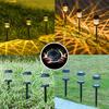 1Pcs Solar Garden Lawn Lights  LED Street Lamps Outdoor Waterproof Solar Stake Lights for Pathway Yard Path Landscape Decor