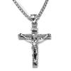 @Collier Pendentif Croix Plaqué Argent Acier UKD715 80% de réduction