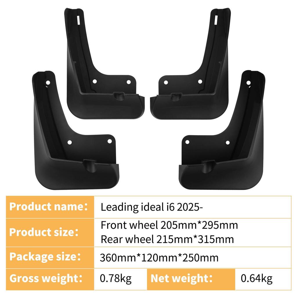 Ideal i6 2025 Car Tire Mudguard - Perfect for Car Modification