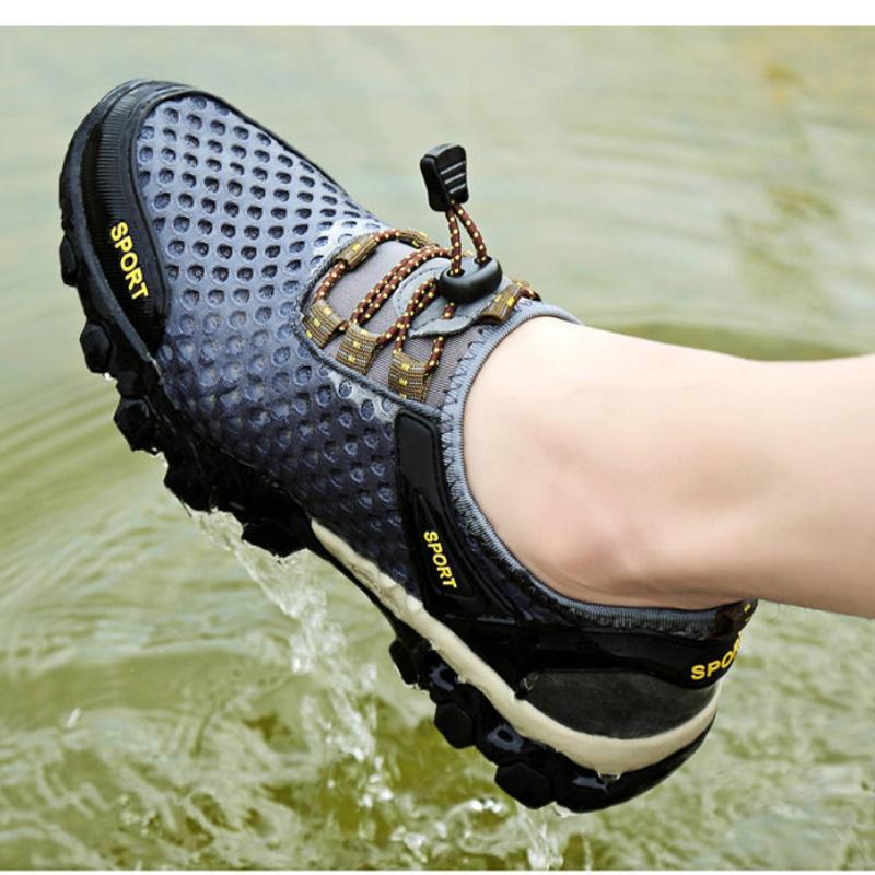 Sandals Men's Sweat Absorbing Deodorant-proof  Shoes Men's Outdoor Sports Hiking Shoes Summer Men's Shoes Breathable  Shoes
