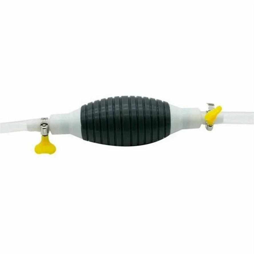 1 Pcs Auto Truck Manual Siphon Transfer Pump Kit With 1.5m Hose For Easy Oil And Fuel Transfer In Auto Trucks
