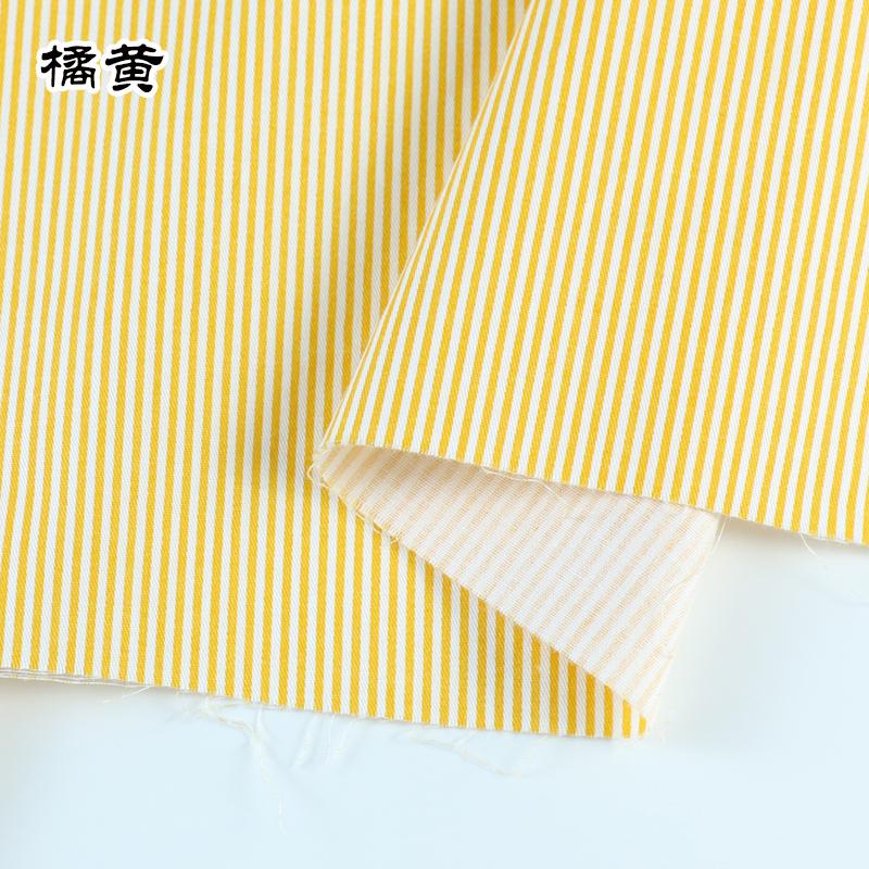160cm*50cm 1mm Fruit Color Striped Cotton Fabric for Kindergarten Bedding Printed Twill Quilt Cloth