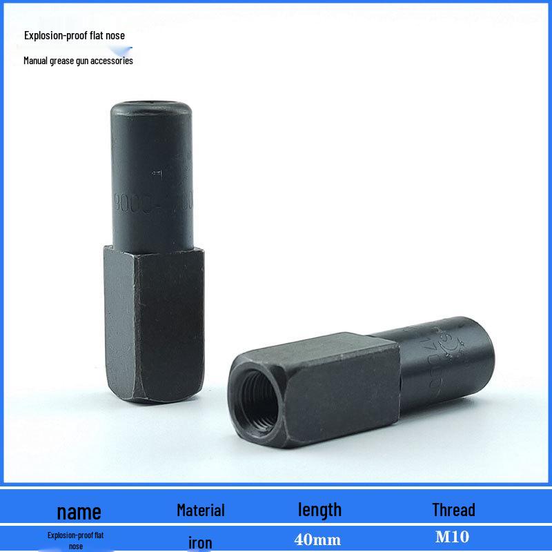 Comprehensive Grease Gun Accessory Kit with Nozzle, Manual, High-Pressure Pneumatic/Electric Tubes, Flexible Hose, Tip, Lock Pliers, and Flat Nozzle