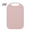 Food Prep Cutting Board Double-Sided with Non-Slip Handle Lightweight Plastic Chopping BPA-free Dormitory Kitchen Essentials for Fruit Meat