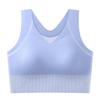 Traceless all-in-one sports underwear women's fixed cup bra thin fitness shockproof running yoga bra vest type