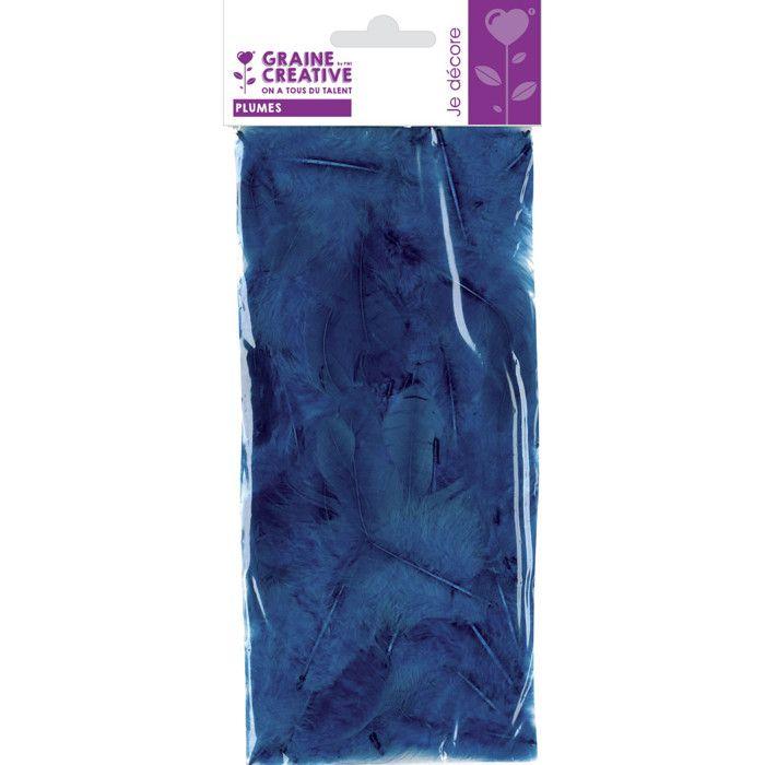 Plumes de coq - Turquoise - Sachet de 3g - Longueur 10 cm