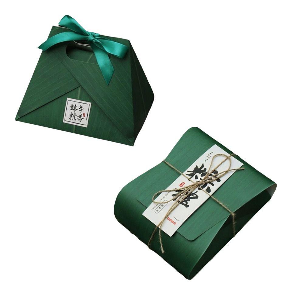 Portable Zongzi Gift Box Handheld Empty Packaging Box Gift Bag Portable Gift Bag  Hotel Festival