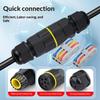 IP68 Cable Connector Quick Connect 2 3 In 2 3 Out Waterproof Terminal for LED Garden Landscape Lighting Junction Box
