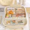 Multi-functional Pencil Case Detachable Stationery Storage Pouch  for Student Gift
