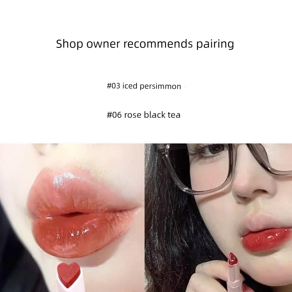 First Kiss Lipstick Lia Non-Stick Cup Non-Fading Natural Look Brightening Pure Desire Watermelon Lipstick Student-Friendly Affordable Flagship Product