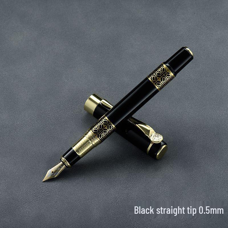 Antique Rosewood-Style Metal Ballpoint Pen – Customizable Logo