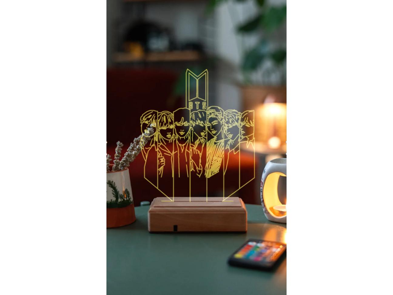 

Нічник Bts Bangtan Boys Bts Army V2 16 кольорів