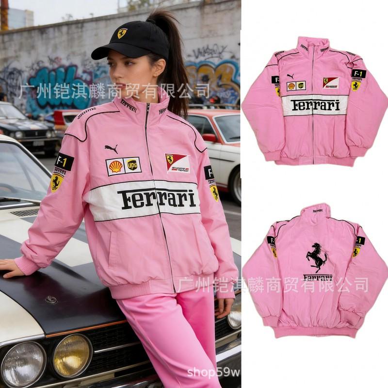 Gruba Bawełniana Haftowana Kurtka Motocyklowa Unisex Ciepła Odzież Wierzchnia Sporty Rowerowe