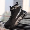Men's Spring Steel Toe Safety Shoes - Anti-Smash & Anti-Puncture, Comfortable Fit, European Standard.