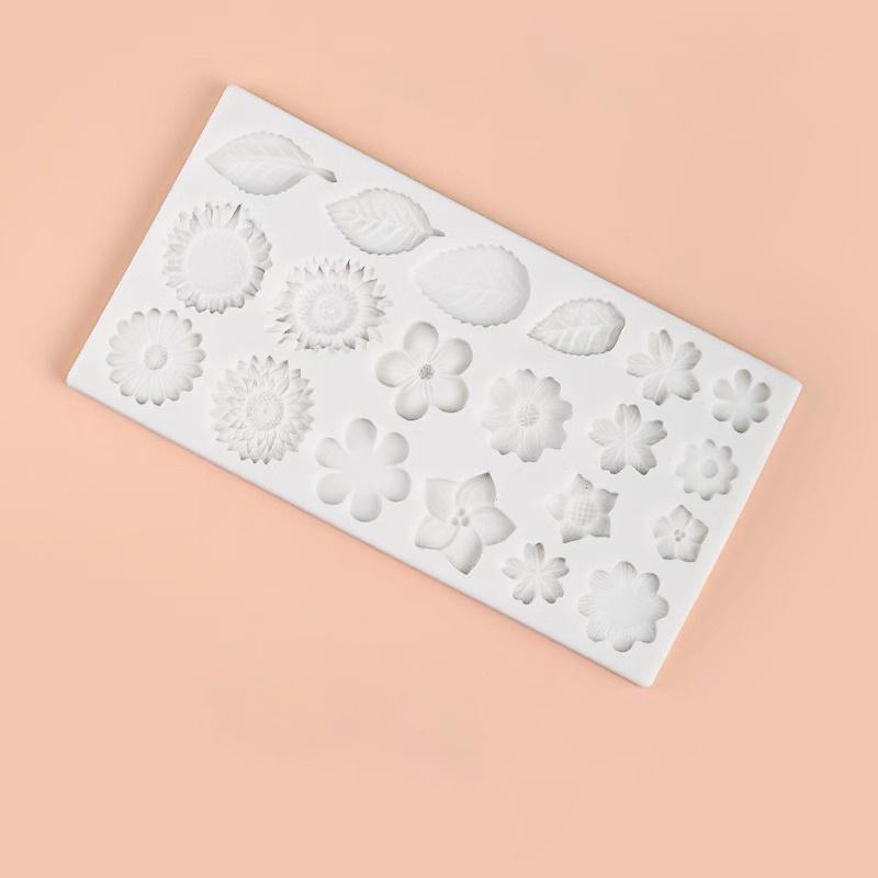 1pc Creative Retro Vintage Plant And Flower Patterns Silicone Mold Clay Soap Handmade Decorative Tools