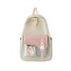 Schoolbag new large-capacity contrasting color schoolbag student versatile Japanese small fresh backpack versatile casual backpack