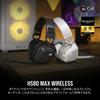 CORSAIR HS80 MAX WIRELESS Gaming Headset for Memory Foam Dolby Atomos Aluminum Steel Gray PC/PS4/PS5, Bluetooth, Earpads, Audio, Frame,