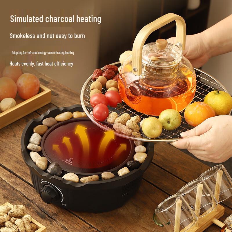 Yi Hu Cha Indoor Electric Ceramic Fireplace Tea Set
