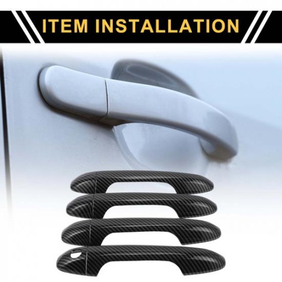 4pcs Exterior Door Handle Cover for Toyota Tacoma 2016- without Keypad