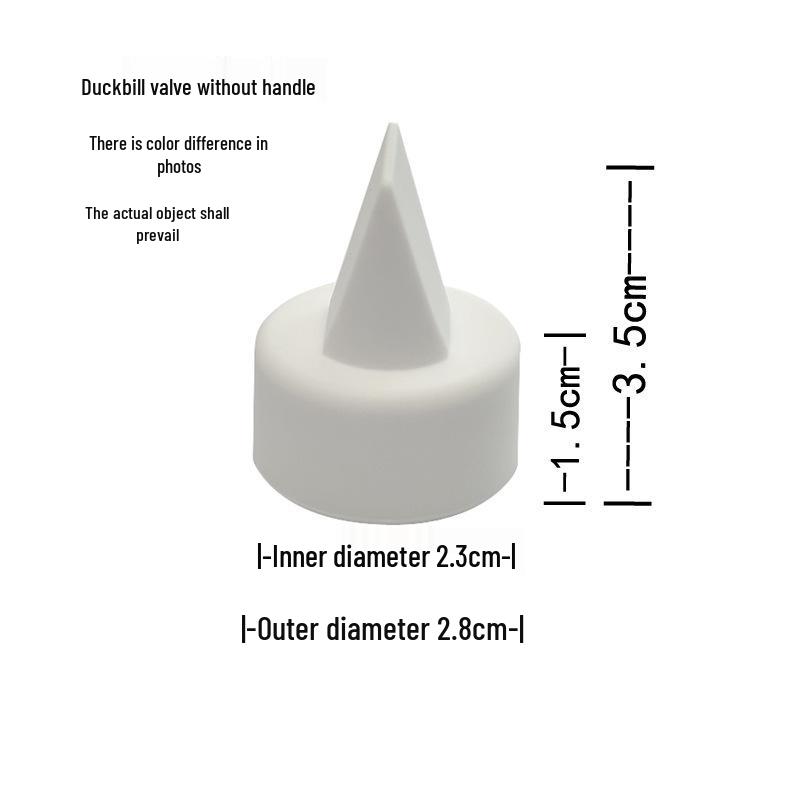 Manual Breast Pump Accessories: Anti-Spill, Anti-Backflow One-Way Valve, Triangular and Liquid Silicone Duckbill Valve