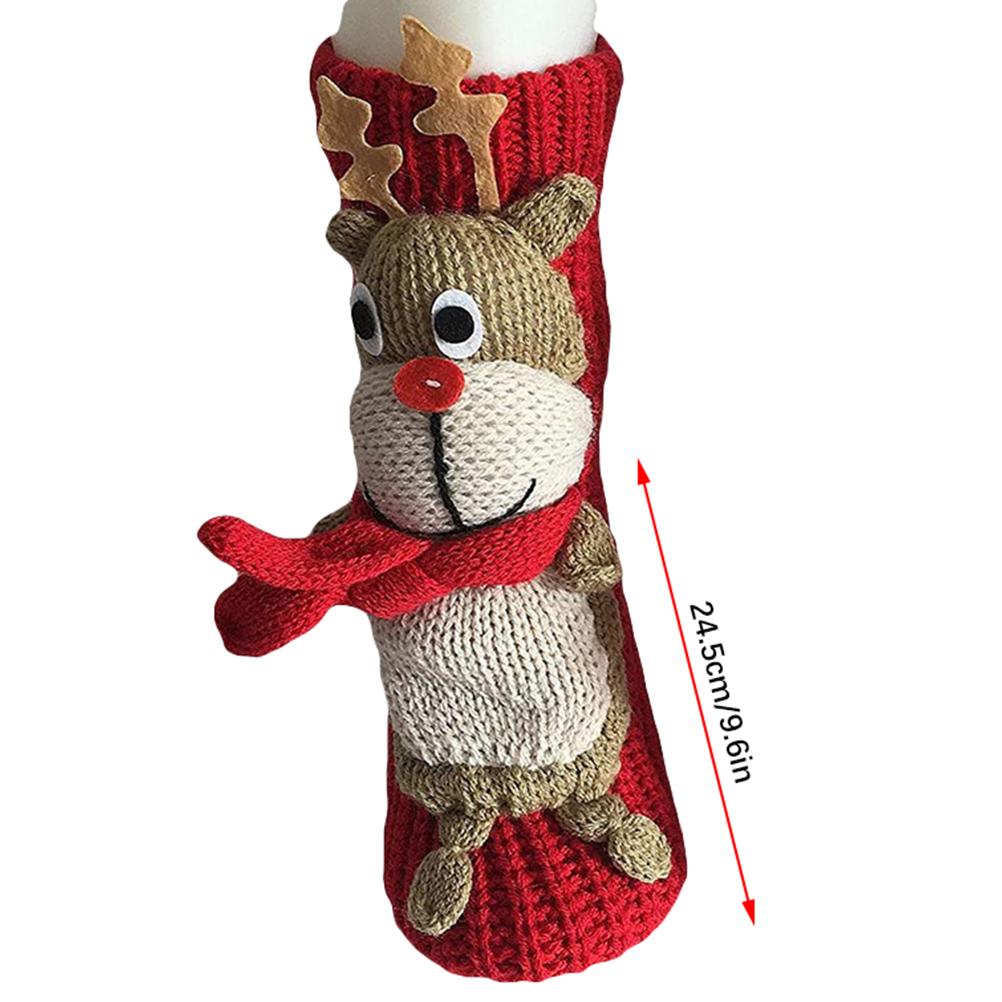 Christmas Floor Socks Non Slip Knit Sweater Socks Winter Thick Warm Socks Cartoon 3D Cute Animal Socks Funny Household