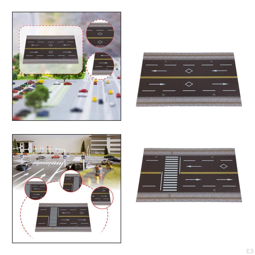 1/64 Highway Scene Model Diecast Car Garage Pad Diorama,Background,Nonslip,Layout, Scene,Parking Lot