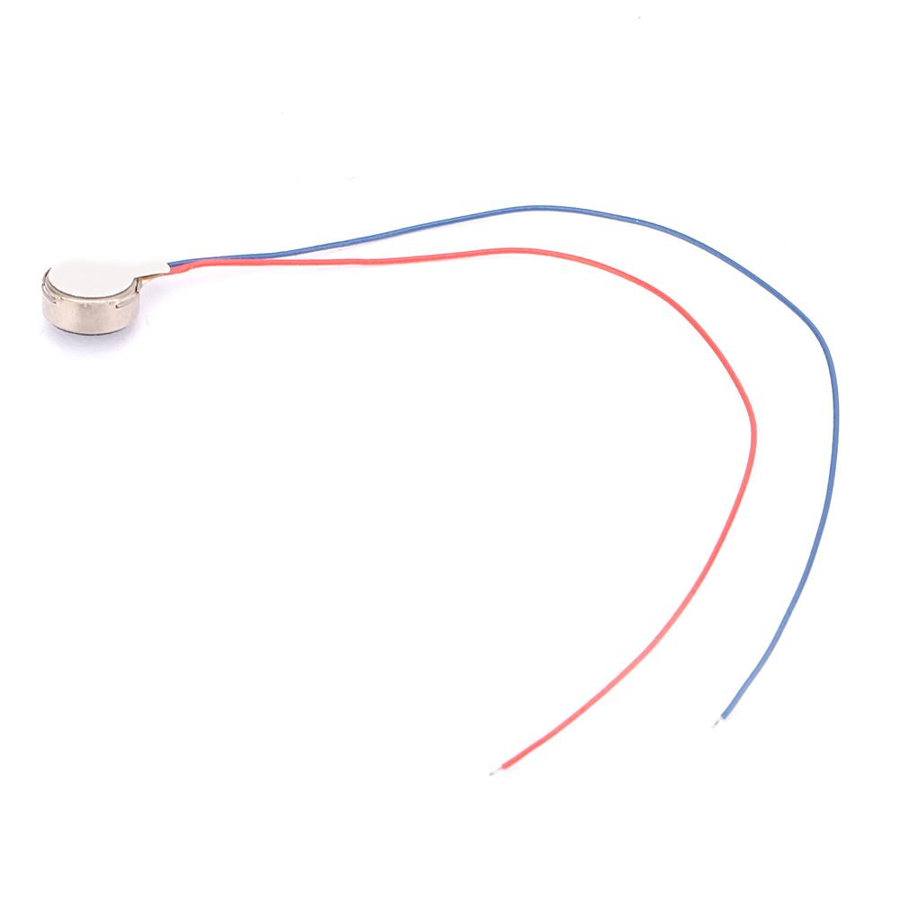 DC 3V 0.02W 0.08A Brush Micro Vibrating Motor Adhesive Flat Coin?8x3.4mm