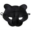 Leopard Mask Halloween Half Face Funny Mask Leopard Cosplay Carniva Mask Dress Up Women Cosplay Mask For Masquerad