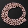 High Quality Custom 18K Gold Cuban Link Chains 12mm Diamond Iced Out Cz Miami Cuban Chain Hip Hop Necklace Mens Jewelry