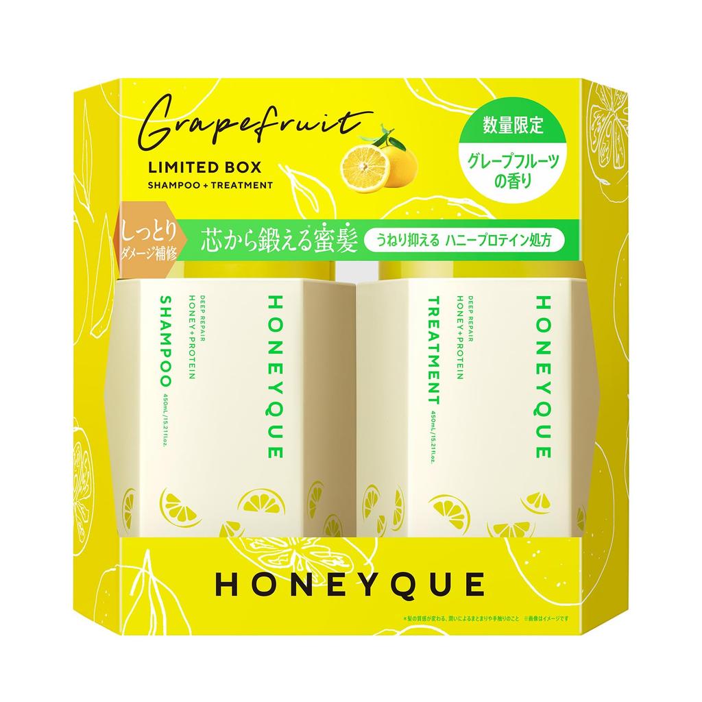 Honeyk Deep Repair Limited Edition Kit Hair (Shampoo & Treatment) (Grapefruit Scent)