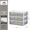 Multi-layer Desktop Organizer: Drawer-Type Storage Box for Office Supplies, Stationery, and Cosmetics