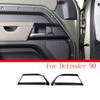 ABS Black For Land Rover Defender 90 110 2020-23 Car Interior Central Control Protection Cover Decorative Patch Car Accessories