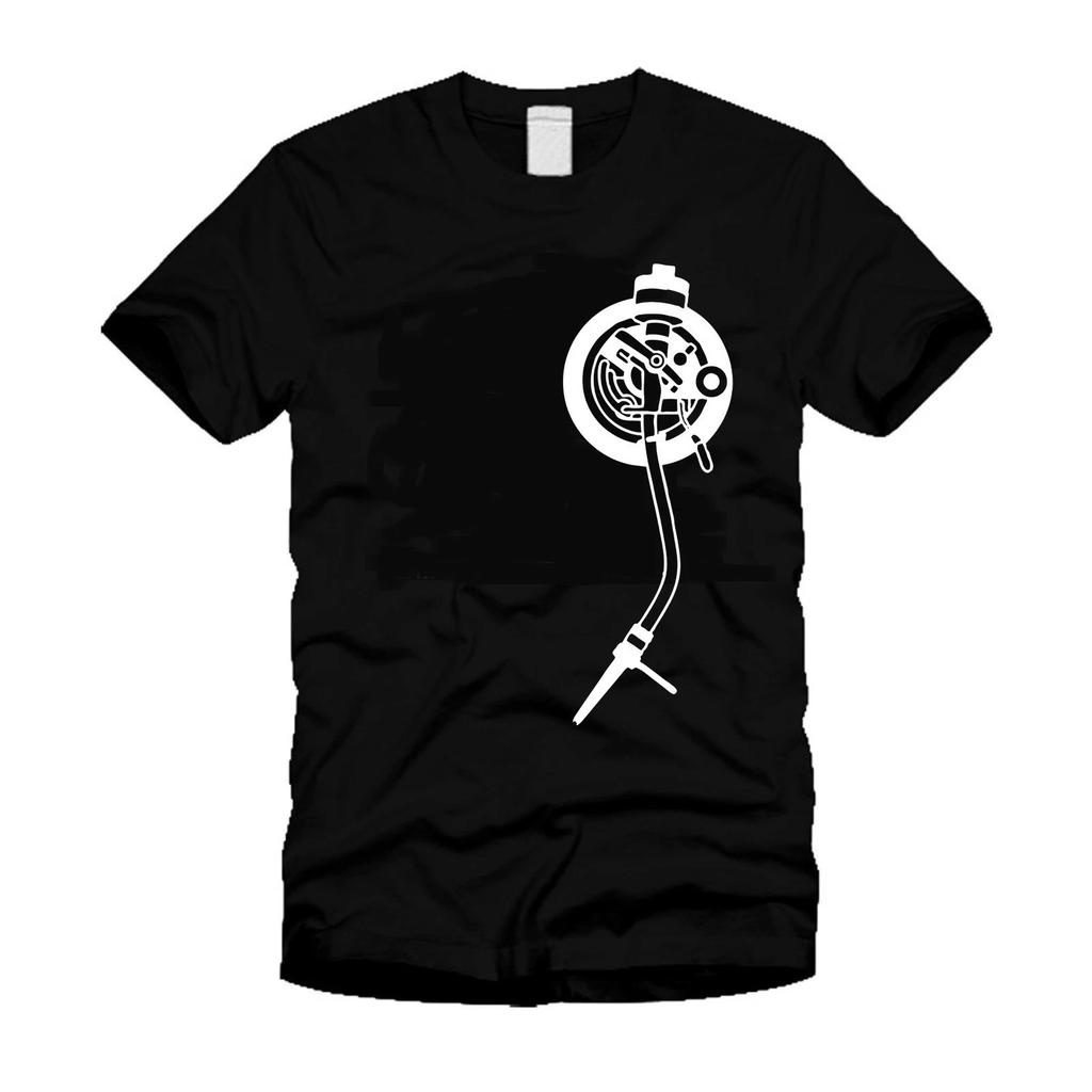 Dj Turntable Tonearm - Modern EDM House Musicc Gift Idea Cool Black T-Shirt