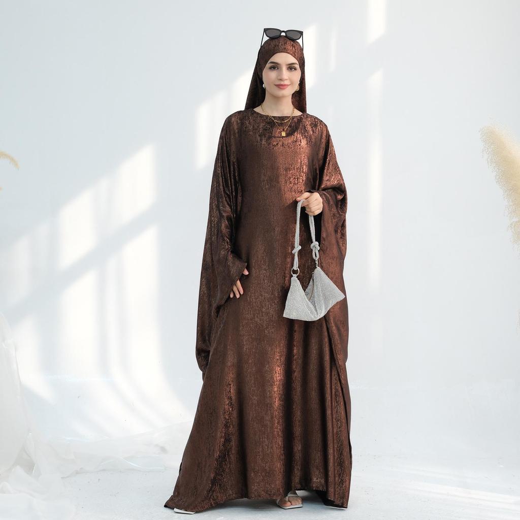 Loriya2025 Elegantes Patchwork Abaya Kleid LR778