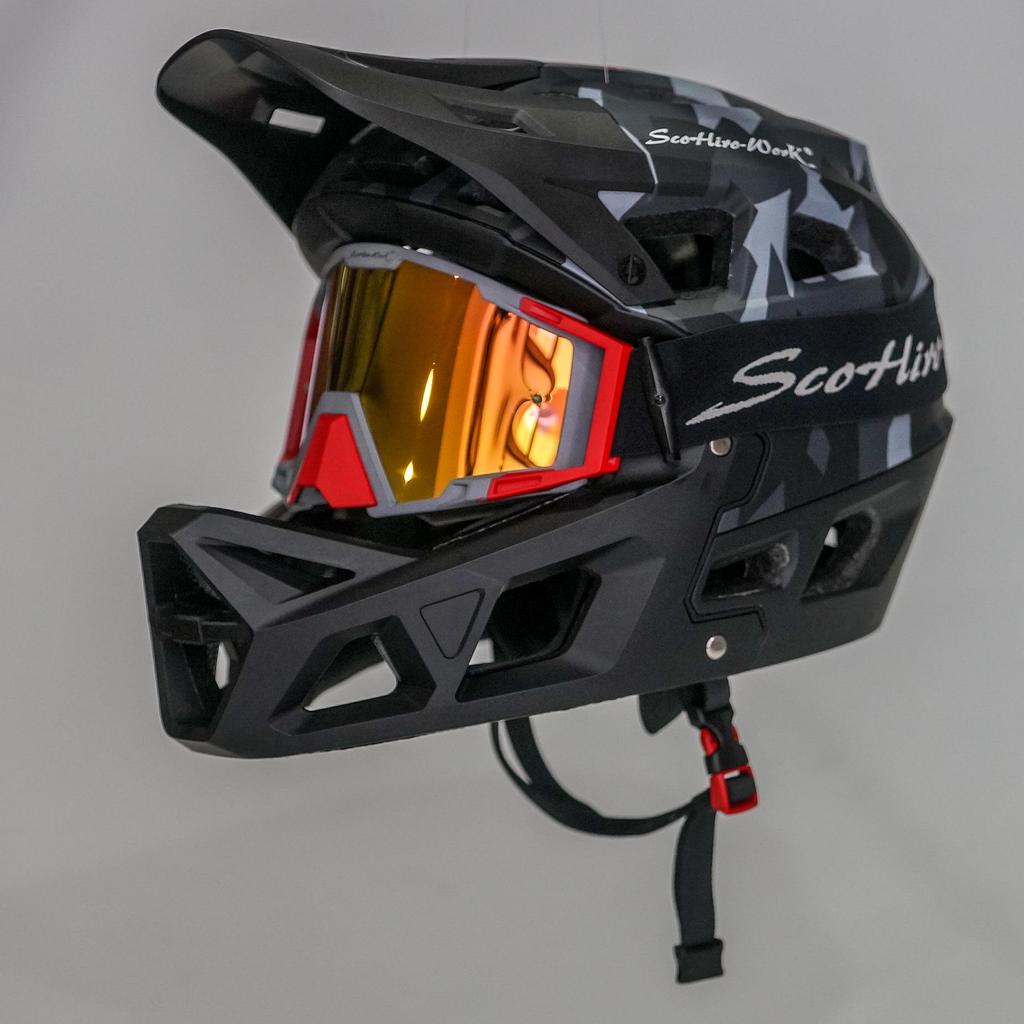 SCOHIROWORK Super Light Full Face BMX & Mountain DH Off-road Helmet