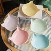 1pc Cat Bowl Ceramic Canned Plate Dish Cat Food Bowl Rice Bowl Anti knock Cat Drinking Bowl Dog Bowl Food Bowl