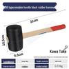 Rubber Mallet with Wooden Handle for Tile and Leather Installation