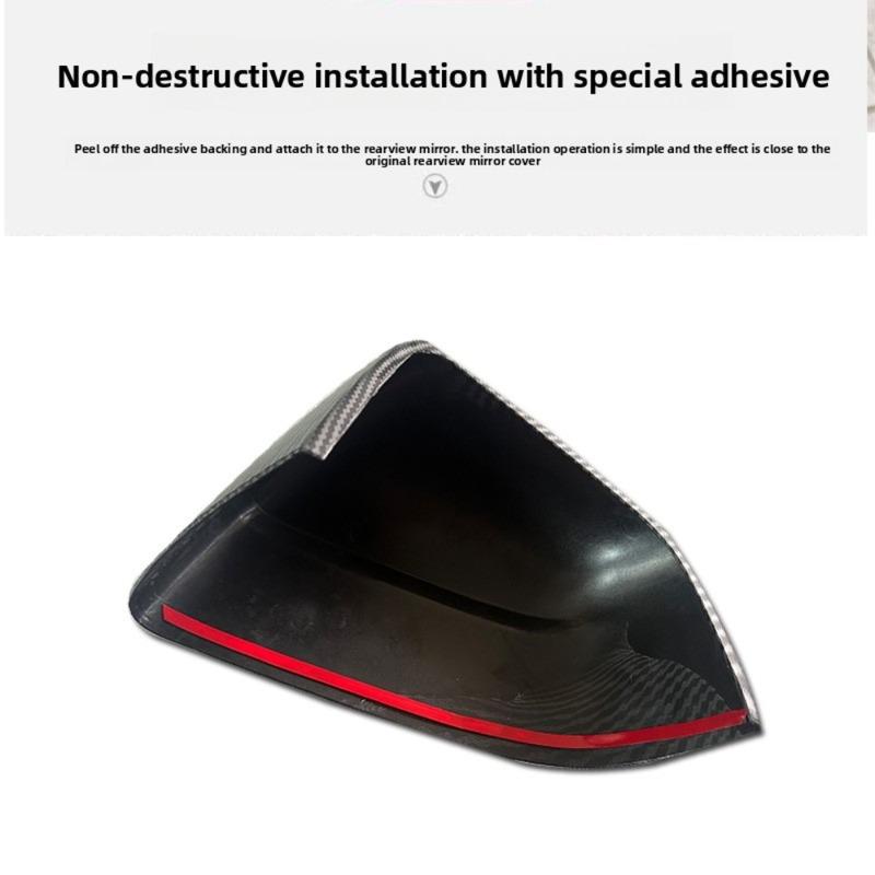For Tesla Model Y Juniper 2025 Model YL Sides Rear View Mirror Protective Cover ABS Mirror Decorative Car Accessories