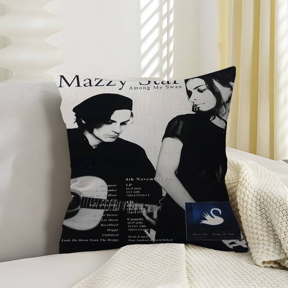 80S Pop Punk Band Mazzy Star Lucky Dragon Pillow Cover Sofa Cushion Cover Home Room Decoration Children Gift