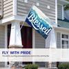 1pc Multi-size I Have a Flag That Is Suitable for Outdoor and Indoor Home Decoration Without Electricity, Available In Multiple Sizes, with Perforatio