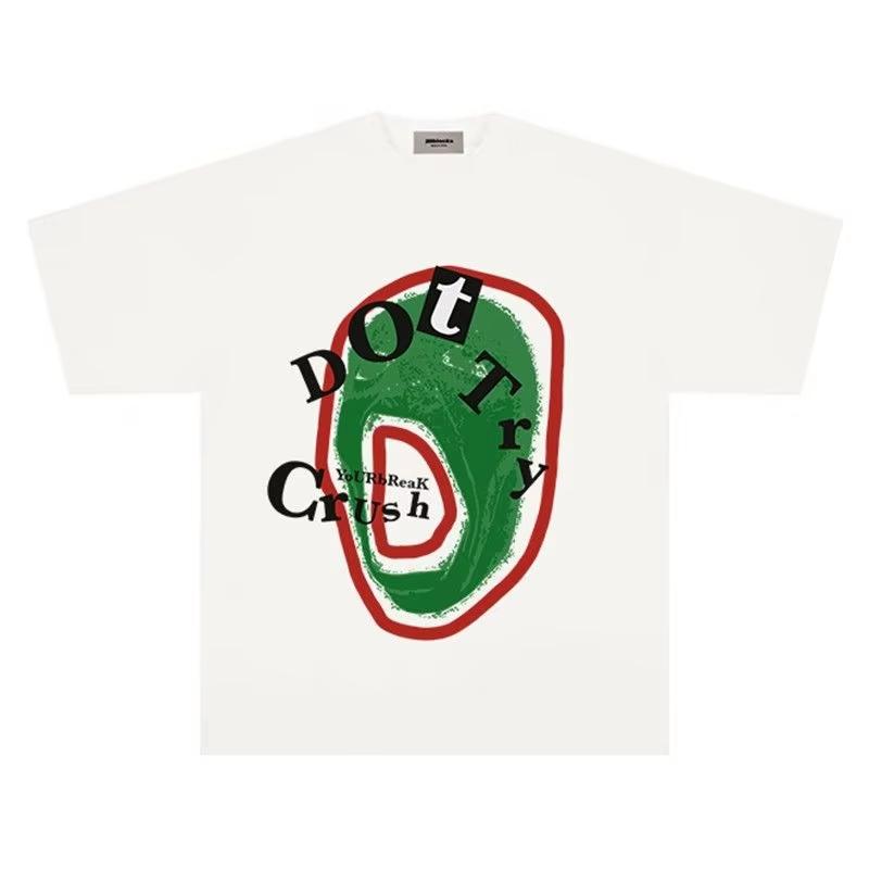 

I Am Here Monkey Funny Meme Pattern T-shirt Men s and Women s Retro Fashion Short sleeved T-shirt Clothing L