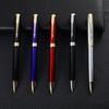 Creative Rotating Metal Ballpoint Pen, Business Office Signature Pen, Gift Advertising Ball Pen Stationery