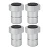 4 Pcs Bench Dog 20mm Aluminum Alloy Workbench Dog Stop with Non Slip Pad for MFT Table