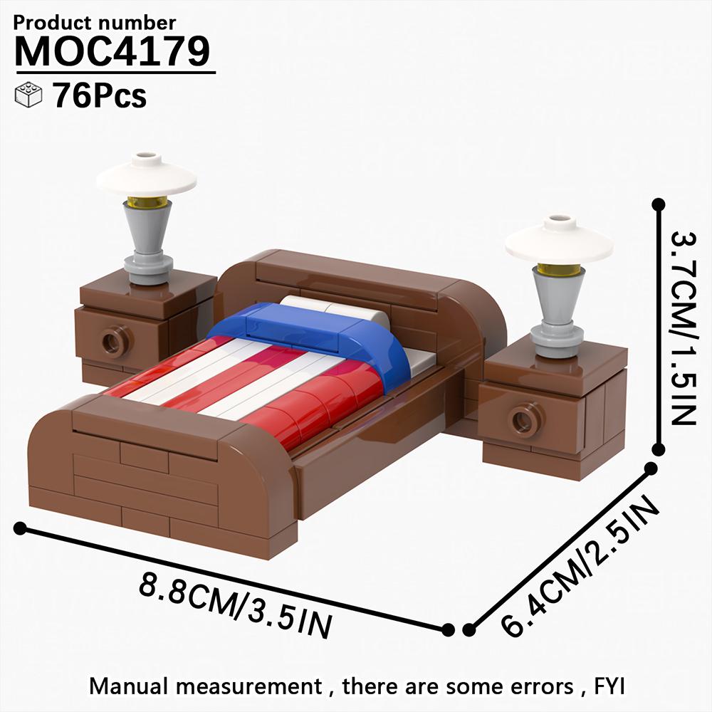 

Серия Город Строительные блоки Детская игрушка Мебель для гостиной и спальни Диван Журнальный столик Прикроватная тумбочка Модель ребенка Для детей Подарок MOC DIY