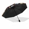 1pc My Hero Academia Characters Automatic Opening Folding Umbrella with 3-Fold Design, 8-Bone Iron Frame, Outdoor for Fans, Travelers, Daily Use, Gift