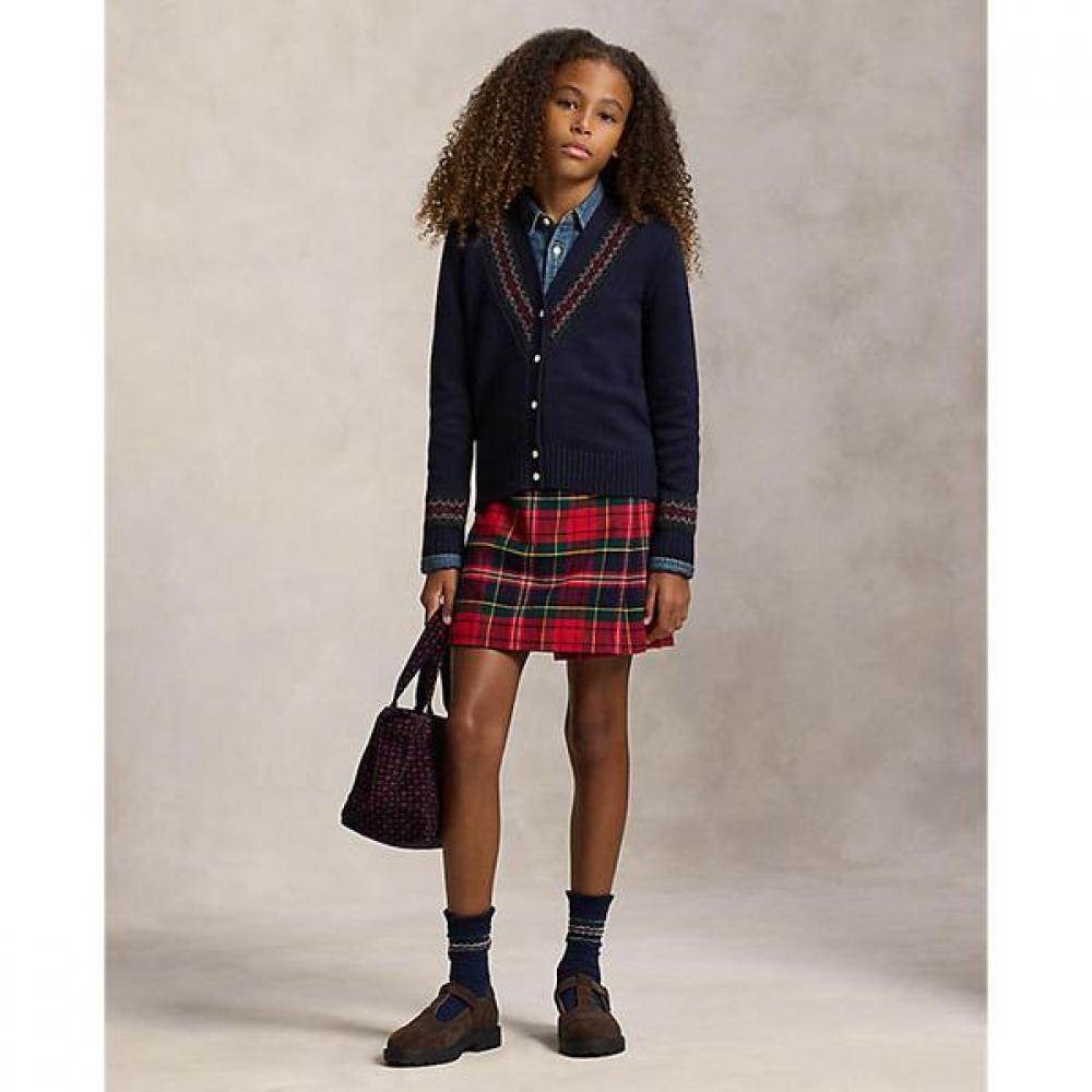 Polo Kids Plaid Wrap Cotton Flannel Skirt Cwposhog7620048999 8