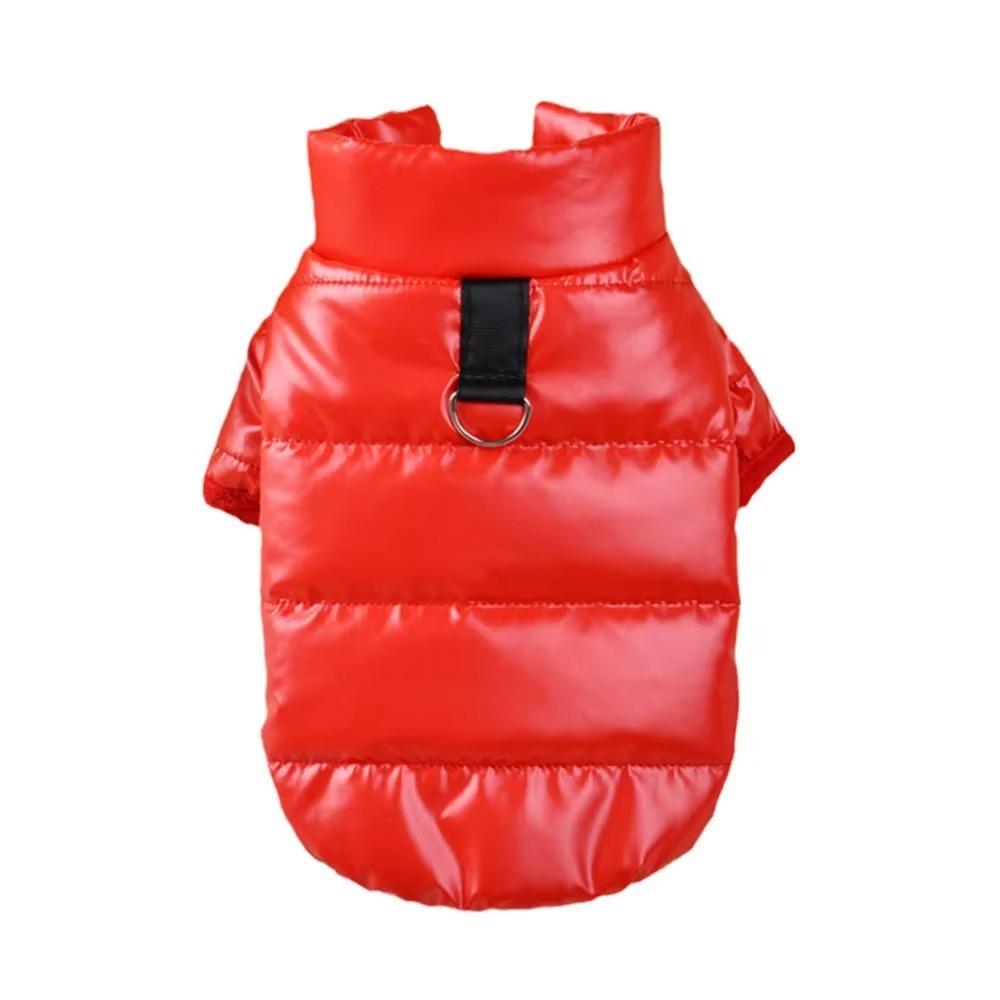Thicken Winter Dog Clothes Bright Color Pet Coat Outfits Casual Puppy Jacket Clothing  Pet Supplies