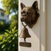 Retro Hund Velkommen Dørklokke Inngangsdør Valpehode Butikkeierklokke Hjemmekontor Inngang Dekorativ Klokke Kjæledyreiergave