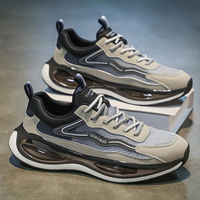 Herbst atmungsaktive lässige Lauf-Sportschuhe Studenten Luftpolster stoßdämpfend weichsohlige Laufschuhe